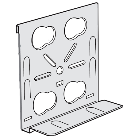 Montageplåt, SBD G 120x117