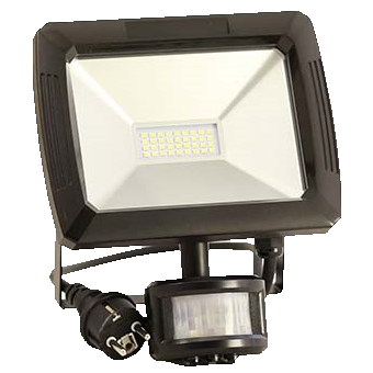 LED-Strålkastare Proffs med sensor 30W 2400lm