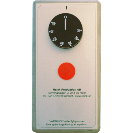 Kopplingsbox med termostat & överh.skydd 6kW