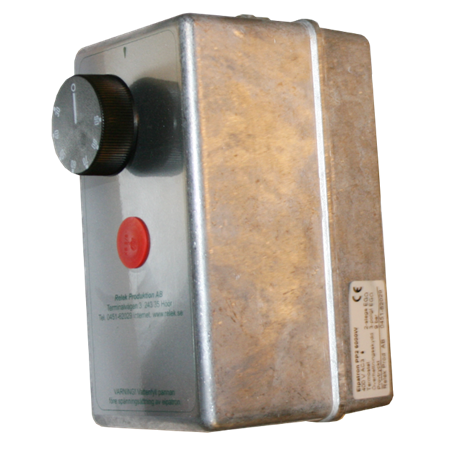 Kopplingsbox med termostat & överh.skydd 9kW Tidsfördröjd