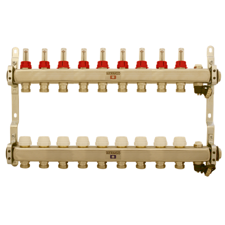 Golvvärmefördelare WTP, Wermgo, 9-Vägs