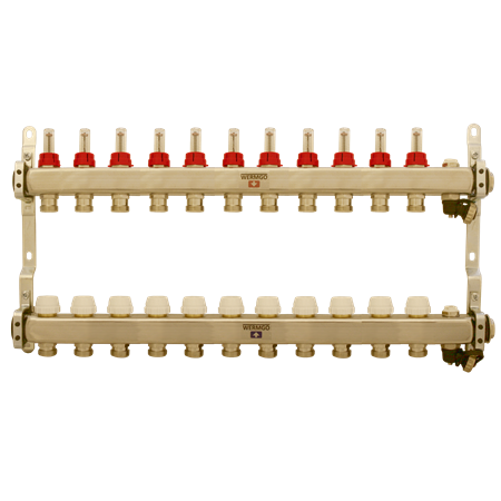 Golvvärmefördelare WTP, Wermgo, 11-Vägs