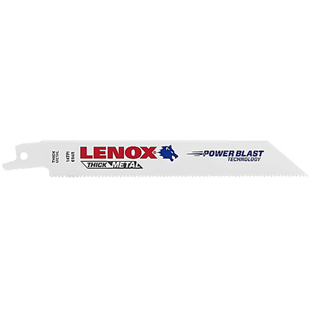 Tigersågblad, Lenox 624R, Metall 5-pack 152x19x0.9 mm
