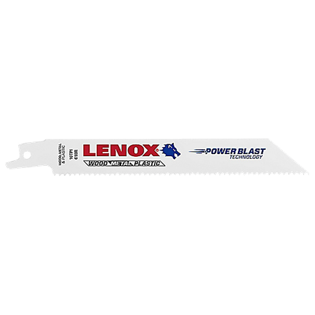 Tigersågblad, Lenox  810R,Trä + plast, stål 5-pack 203x19x1.3 mm